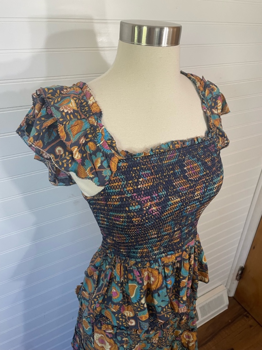 House Of Harlow 1960 Boho Floral Multicolor Top Maxi Skirt Set NEW Size XSmall - Picture 3 of 11